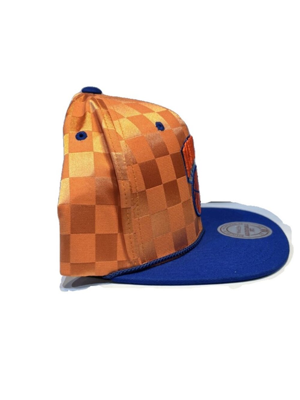 Mitchell & Ness Knicks Checkerboard Snapback - Picture 3 of 5